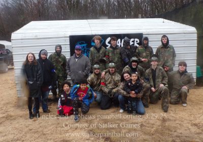 Uncles and nephews paintball outing, 3.29.25